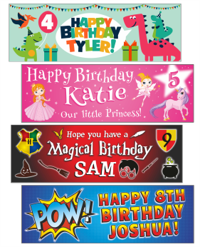 Children's Birthday Banners