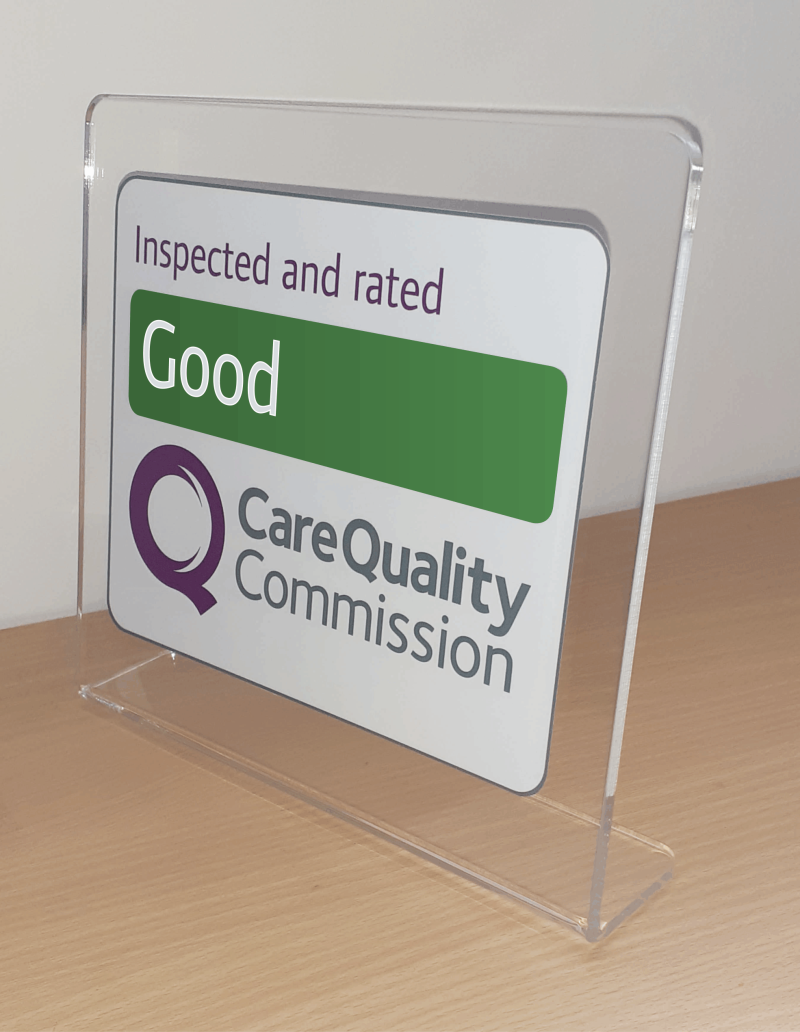 CQC Freestanding sign