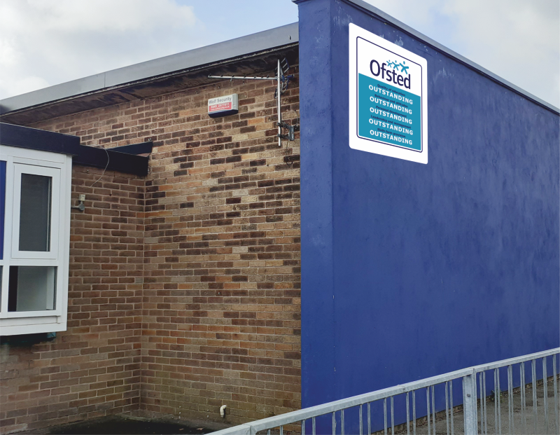 Large Format Ofsted Signs