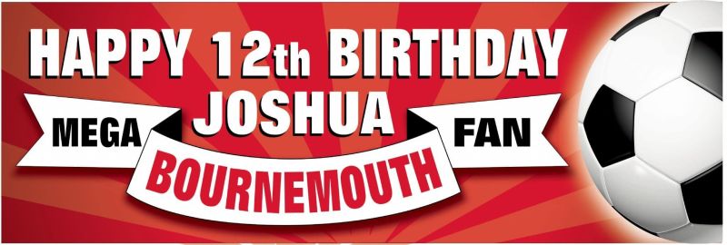 Bournemouth Birthday banner