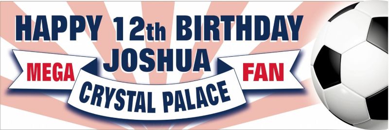 Crystal Palace Birthday banner