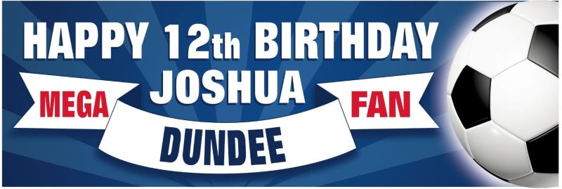 Dundee Birthday banner