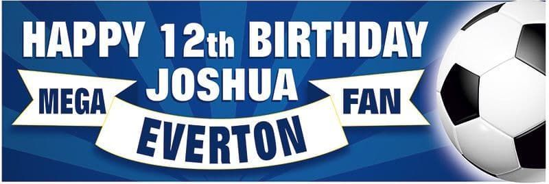 Everton Birthday banner