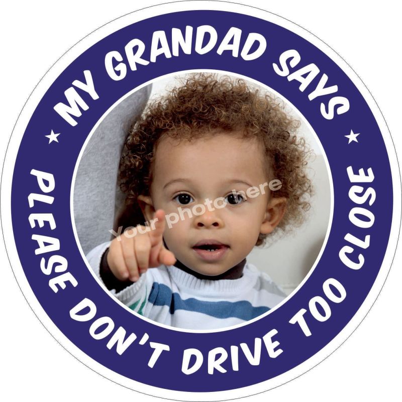 My Grandad says sticker