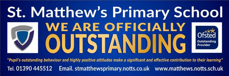 Ofsted Outstanding banner - Template 6