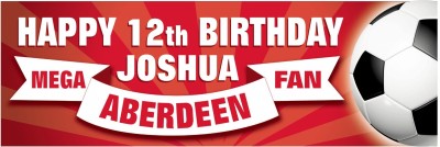 Aberdeen Birthday banner