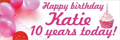 Balloons Birthday banner