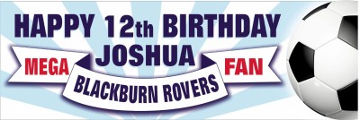 Blackburn Rovers Birthday banner