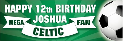 Celtic Birthday banner