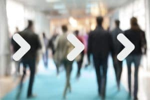 Chevrons glass safety sticker