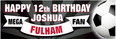 Fulham Birthday banner