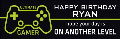 Gamer Birthday banner