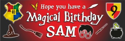 Harry Potter Birthday banner