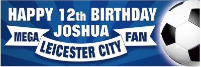 Leicester Birthday banner