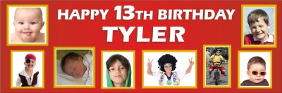 Photo Birthday banner