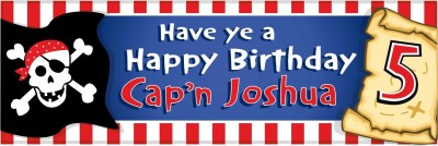 Pirate Birthday banner