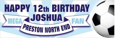 Preston North End Birthday banner