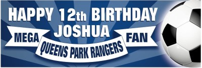 Queens Park Rangers Birthday banner