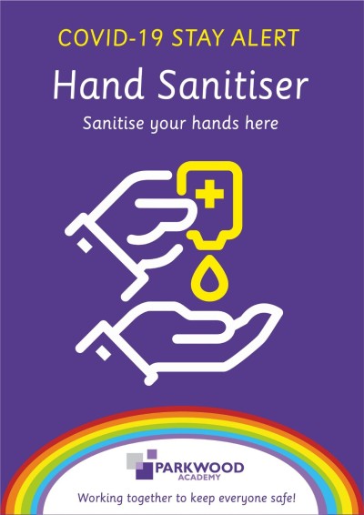 Stay Alert - Hand Sanitiser Sign