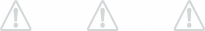 Warning symbols glass safety sticker