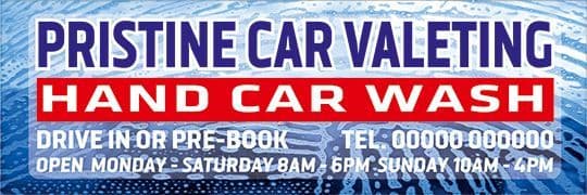 Car Wash Banner