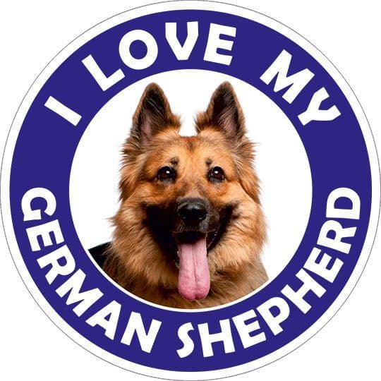 German Shepherd sticker