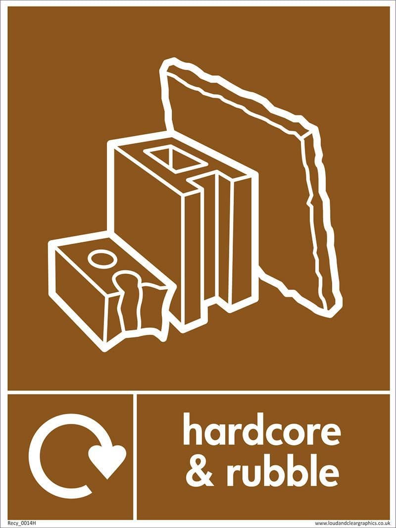Hardcore and rubble