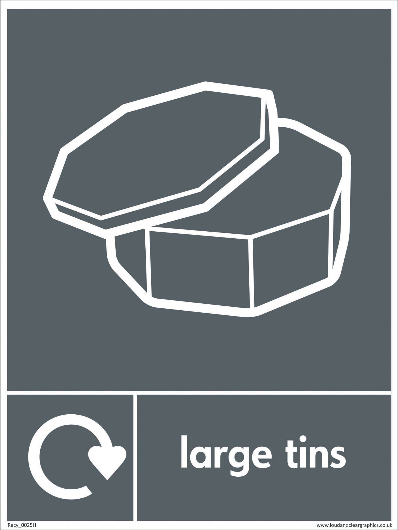 Large tins