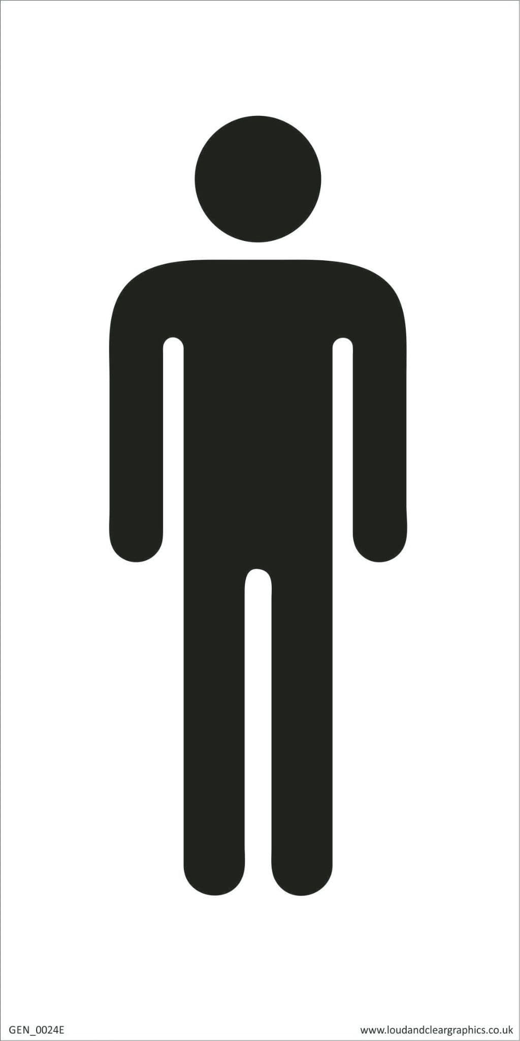 male toilets symbol
