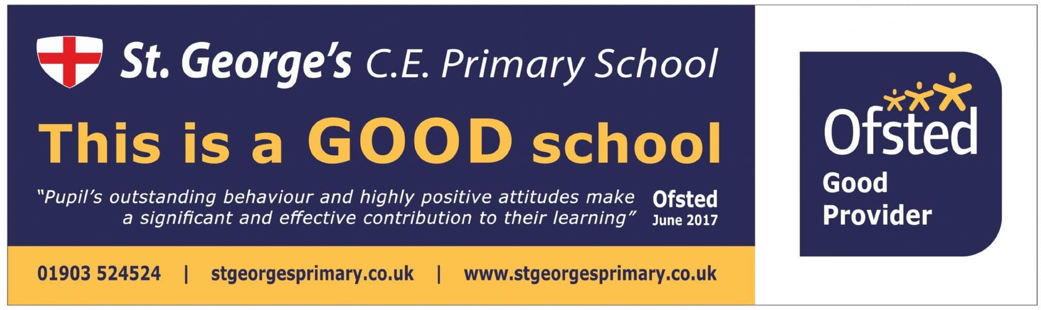 Ofsted Good banner - Template 4