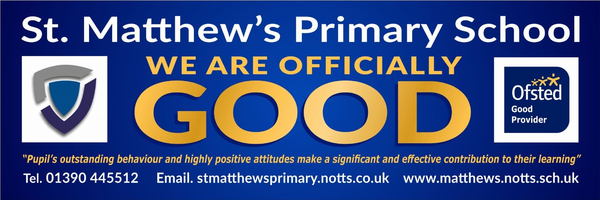 Ofsted Good banner - Template 6