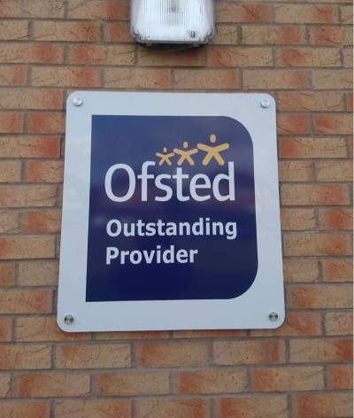 Ofsted Outstanding Wall sign