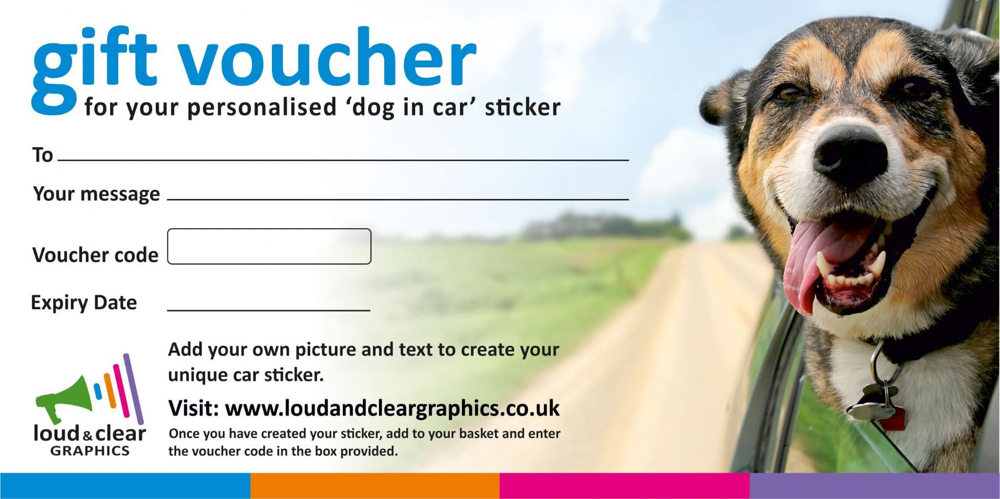 Pets in Car - Gift Certificate
