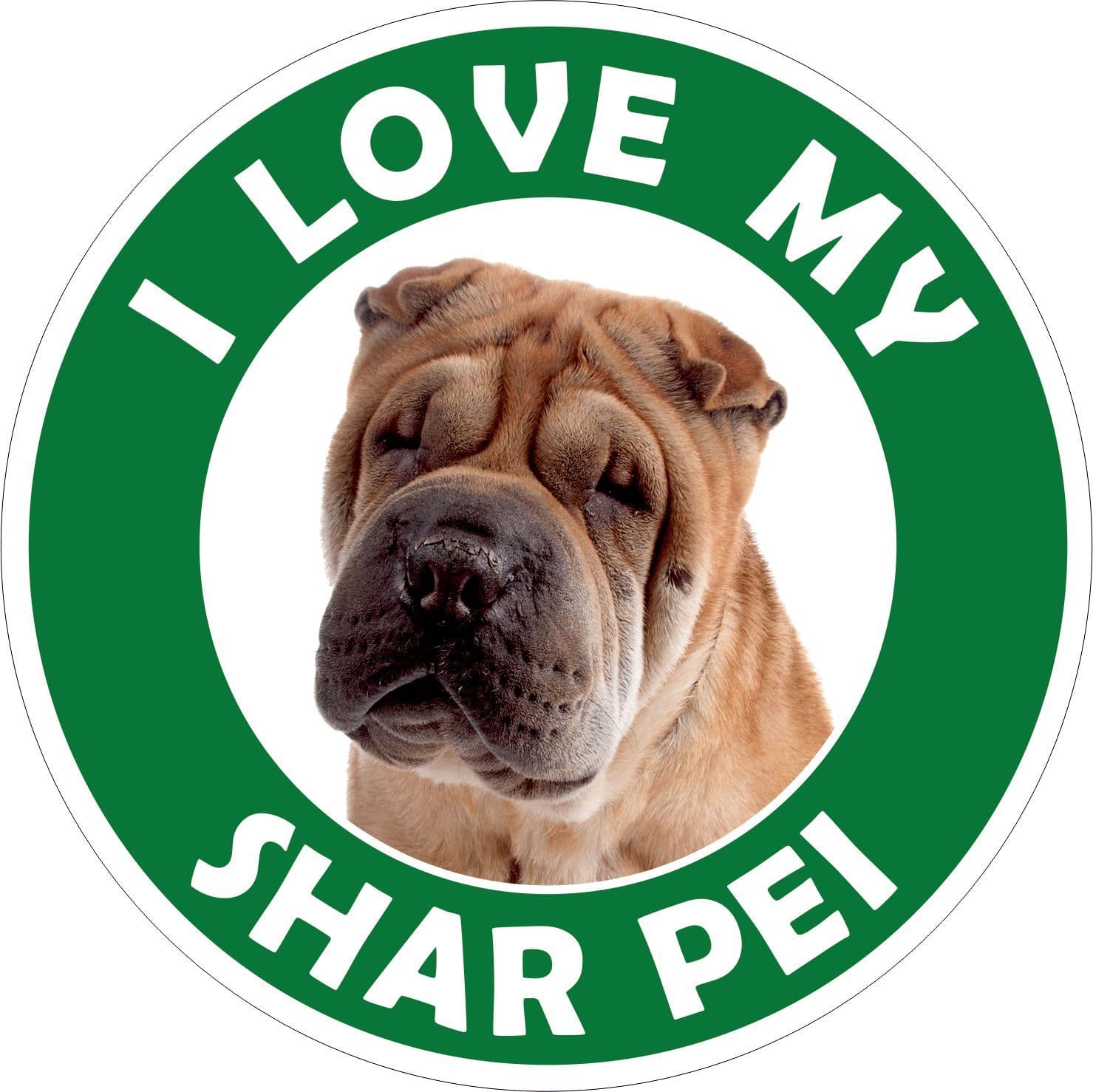 Shar Pei sticker