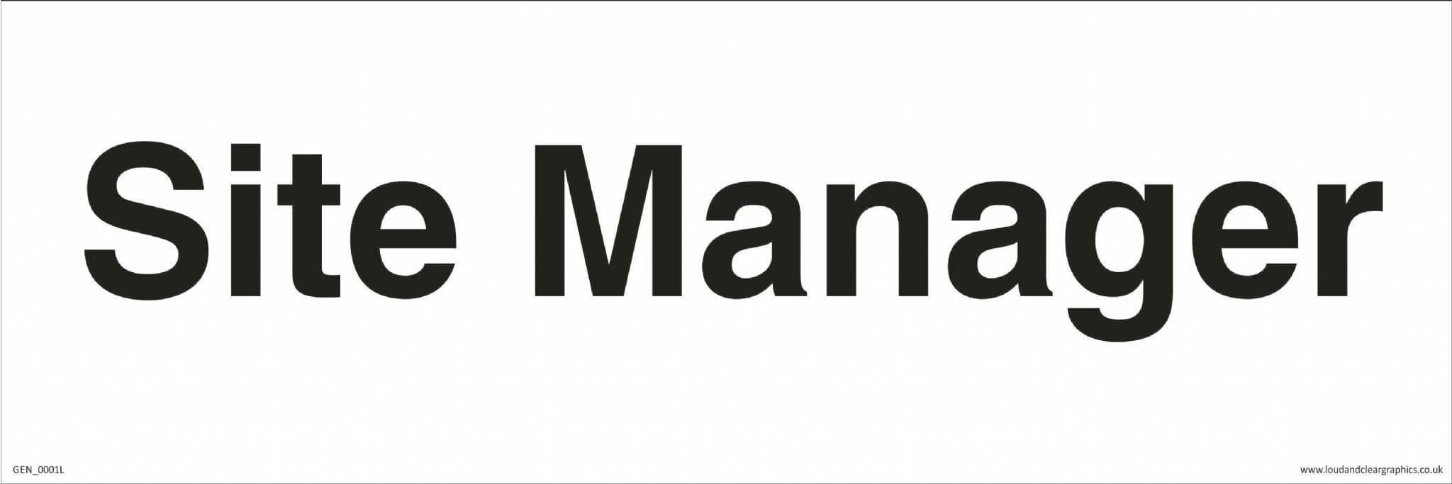 Site Manager