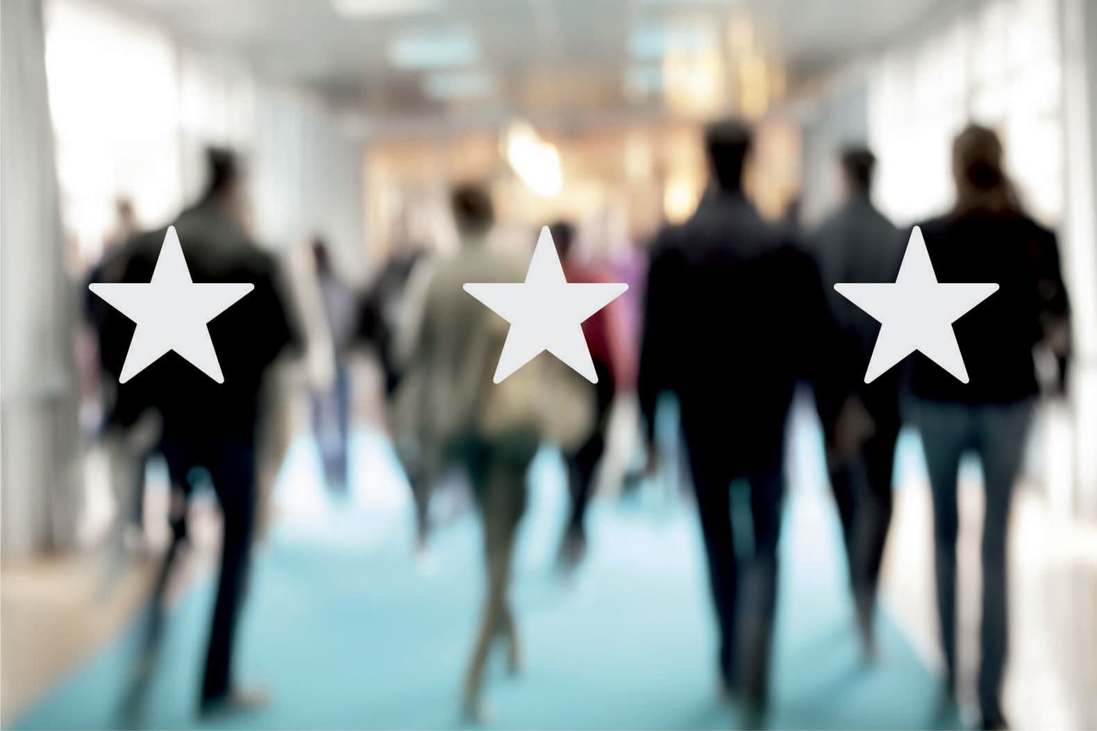 Stars glass safety sticker